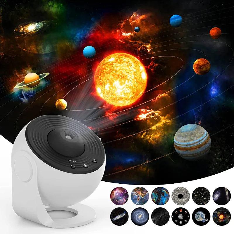 360° Galaxy Projector Night Light - Starry Sky Lamp